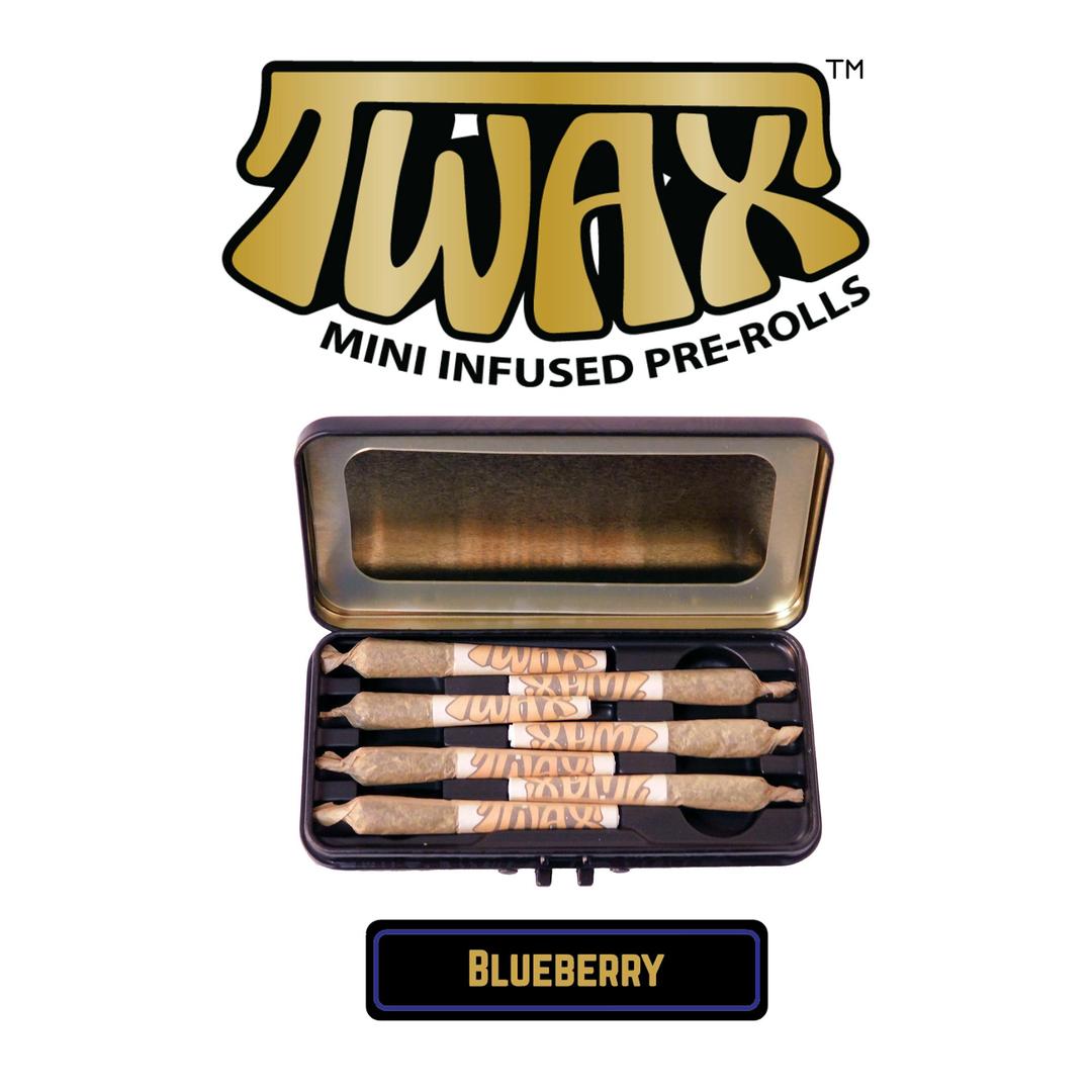 The Clear TWAX Mini Infused Pre-rolls 3.5g [7 Pack] | Blueberry 