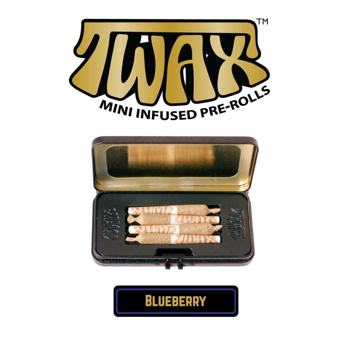 The Clear TWAX Mini Infused Pre-rolls 2g [4 Pack] | Blueberry 