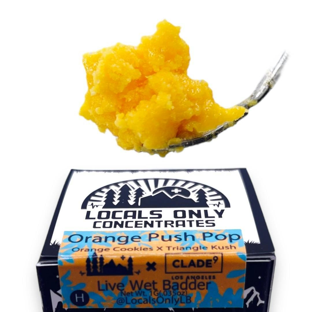 Orange Push Pop Live Wet Badder