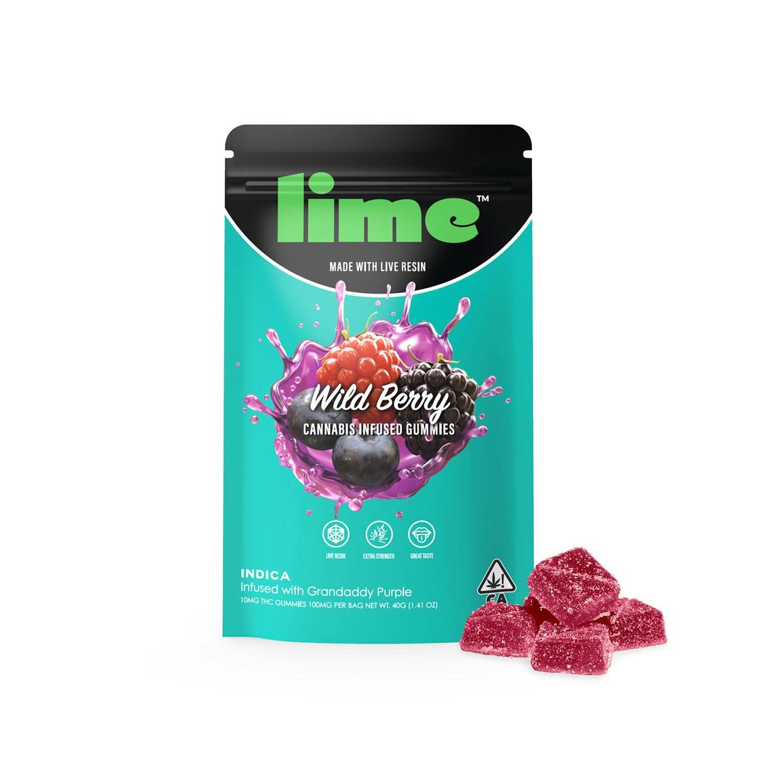 100mg Gummies | Wild Berry