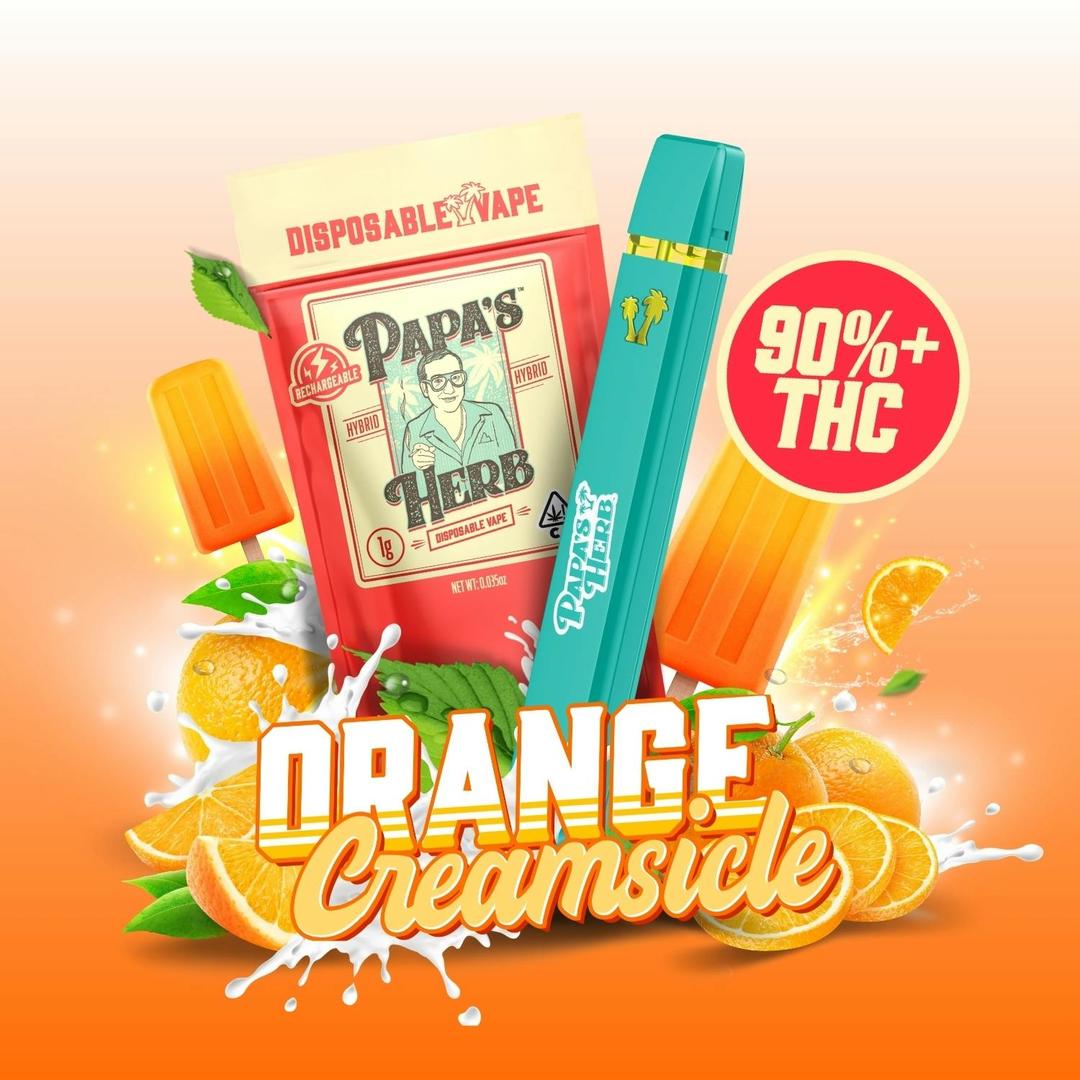 Orange Creamsicle (1g) Disposable Vape Cartridge