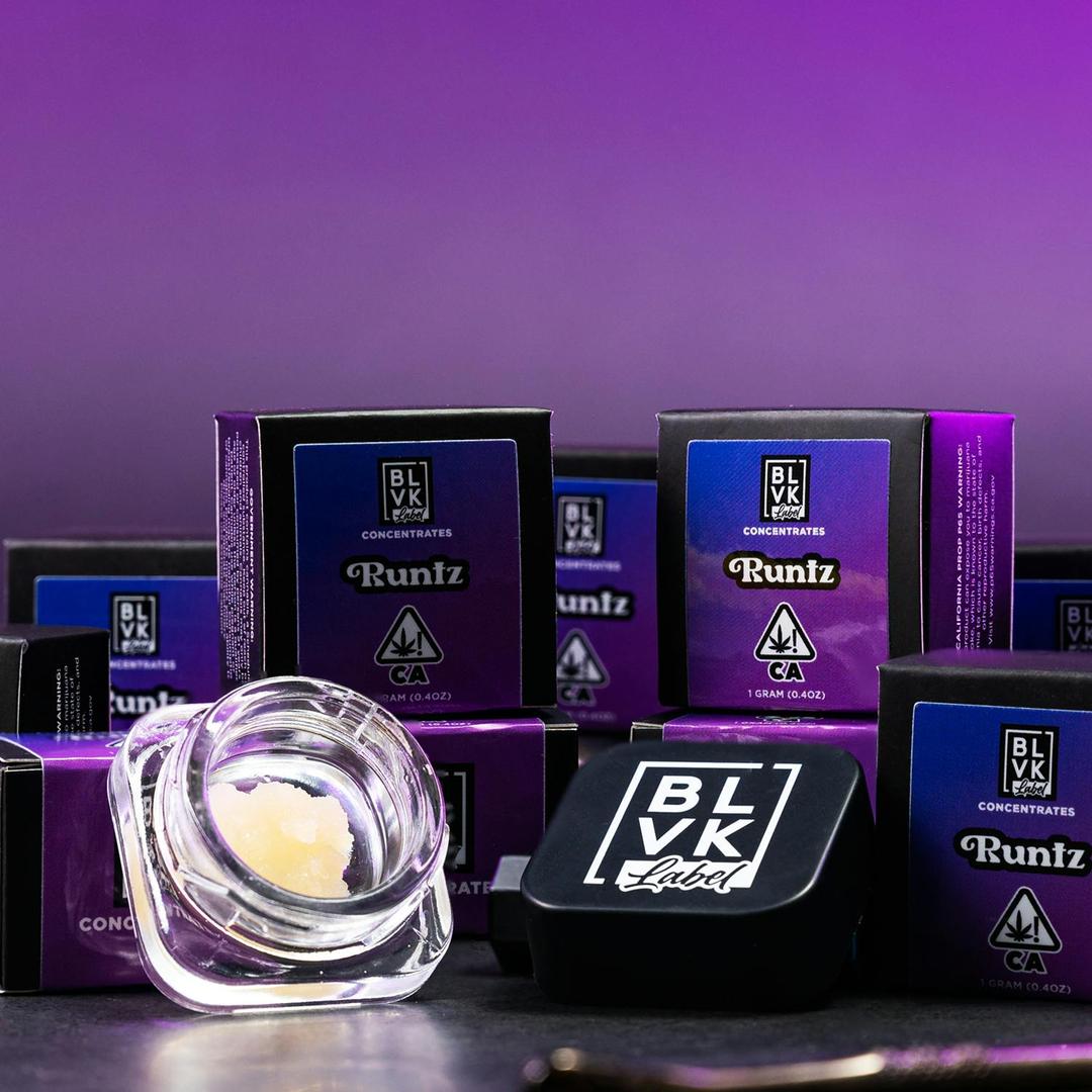 BLVK Label - Runtz 1G LIVE RESIN & DIAMOND-INFUSED SAUCE
