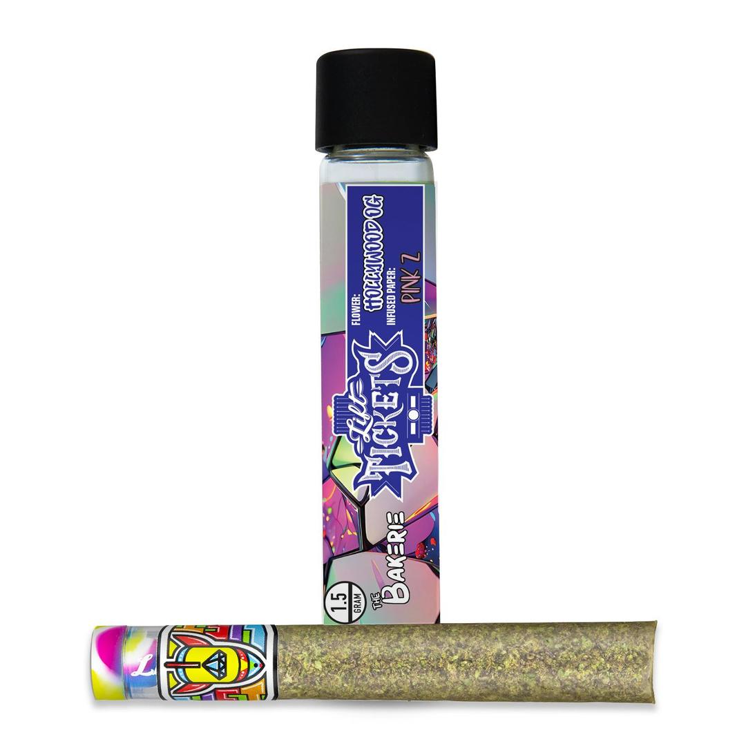 Infused Glass Tip Pre-Roll: Hollywood OG x Pink Z 1.5g Joint