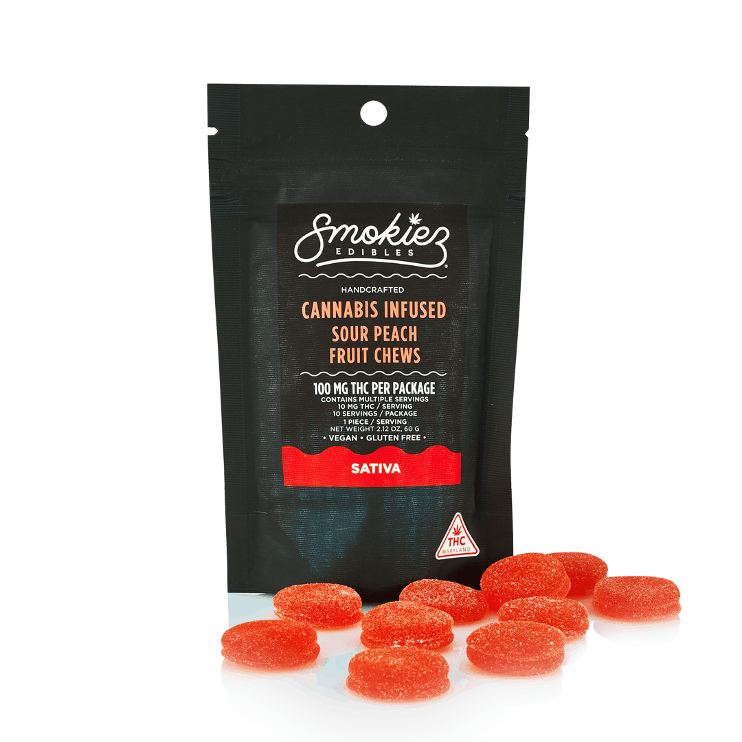 Smokiez: Sour Peach Sativa [10mg]