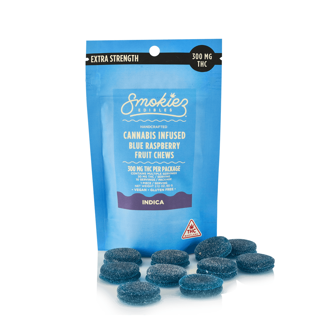 Smokiez Sweet Blue Raspberry Indica [30mg]