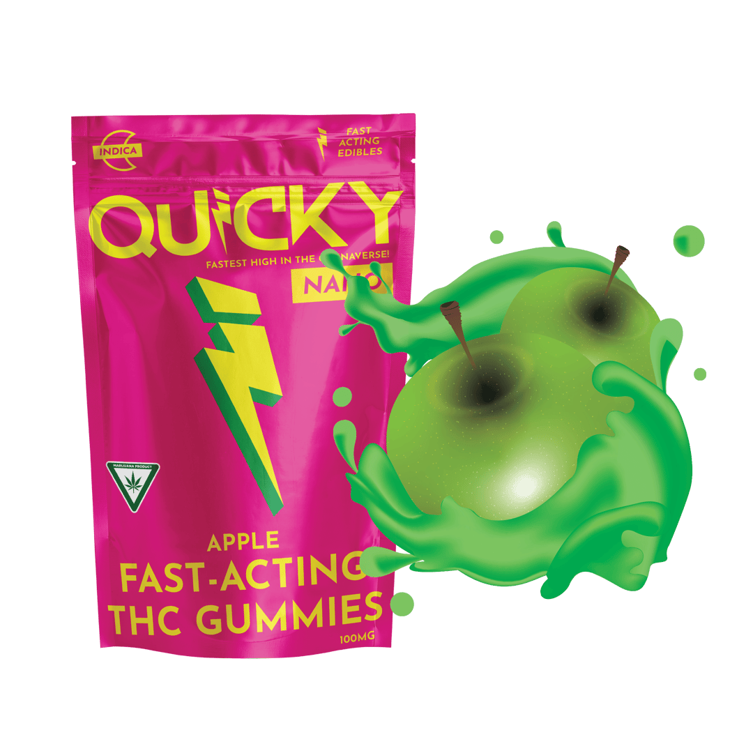 Quicky Gummies - Apple (Indica) - 100mg