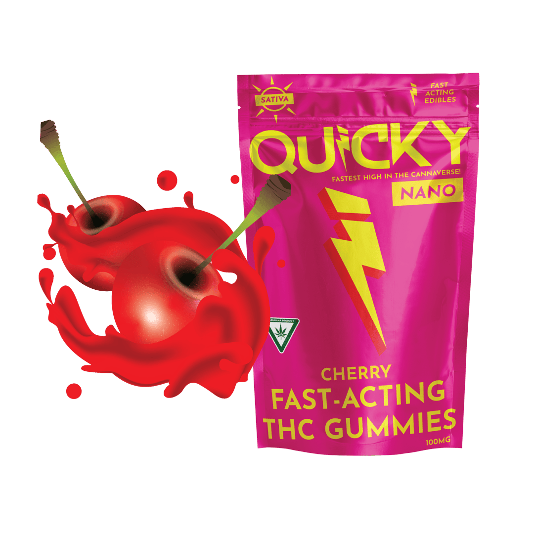 Quicky Gummies - Cherry (Sativa) - 100mg