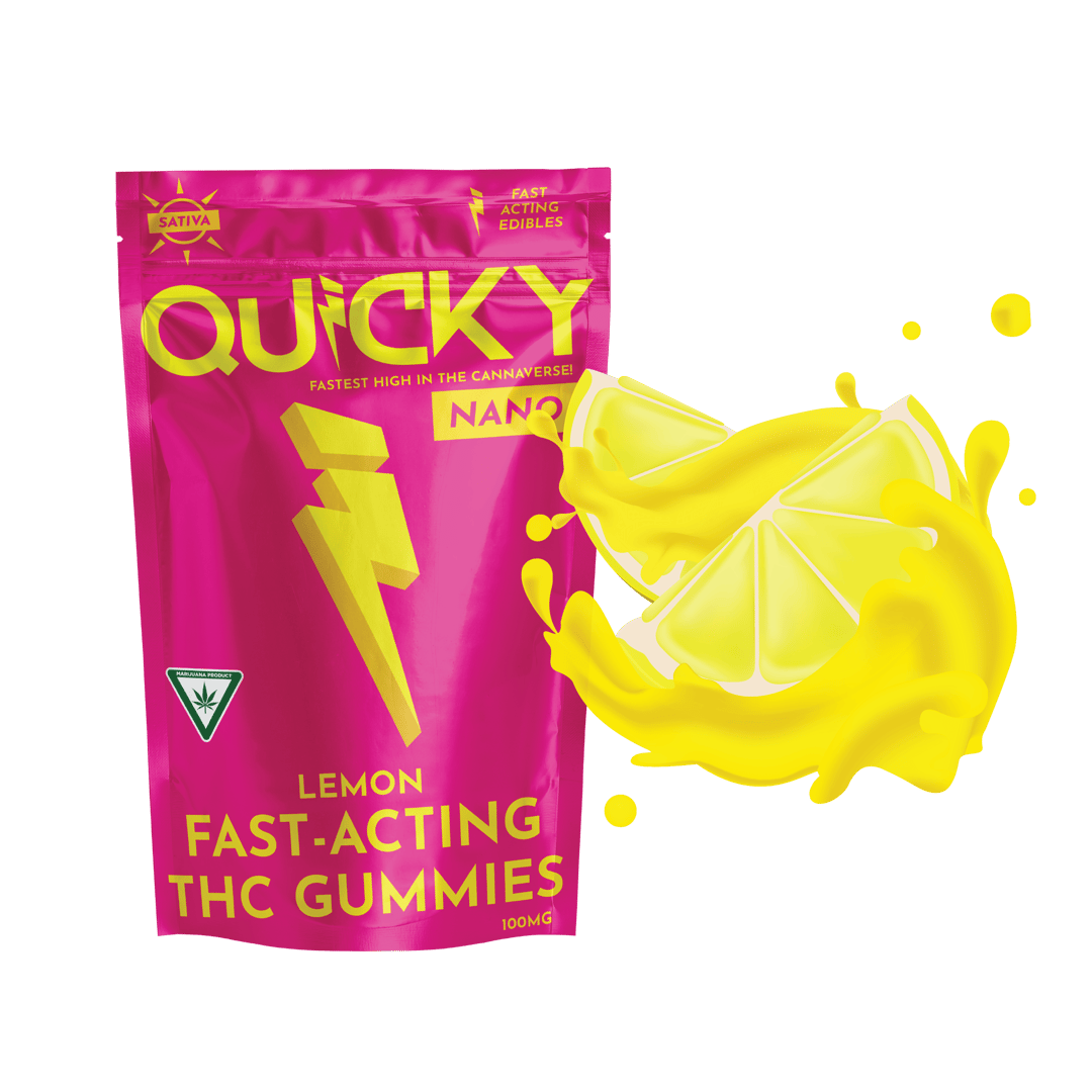 Quicky Gummies - Lemon (Sativa) - 100mg