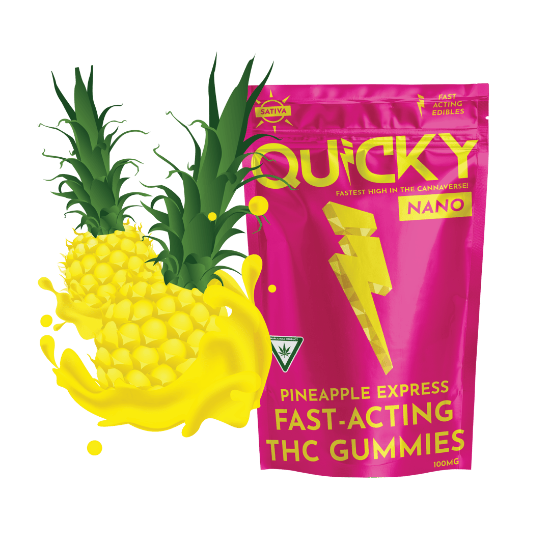 Quicky Gummies - Pineapple Express (Sativa) - 100mg