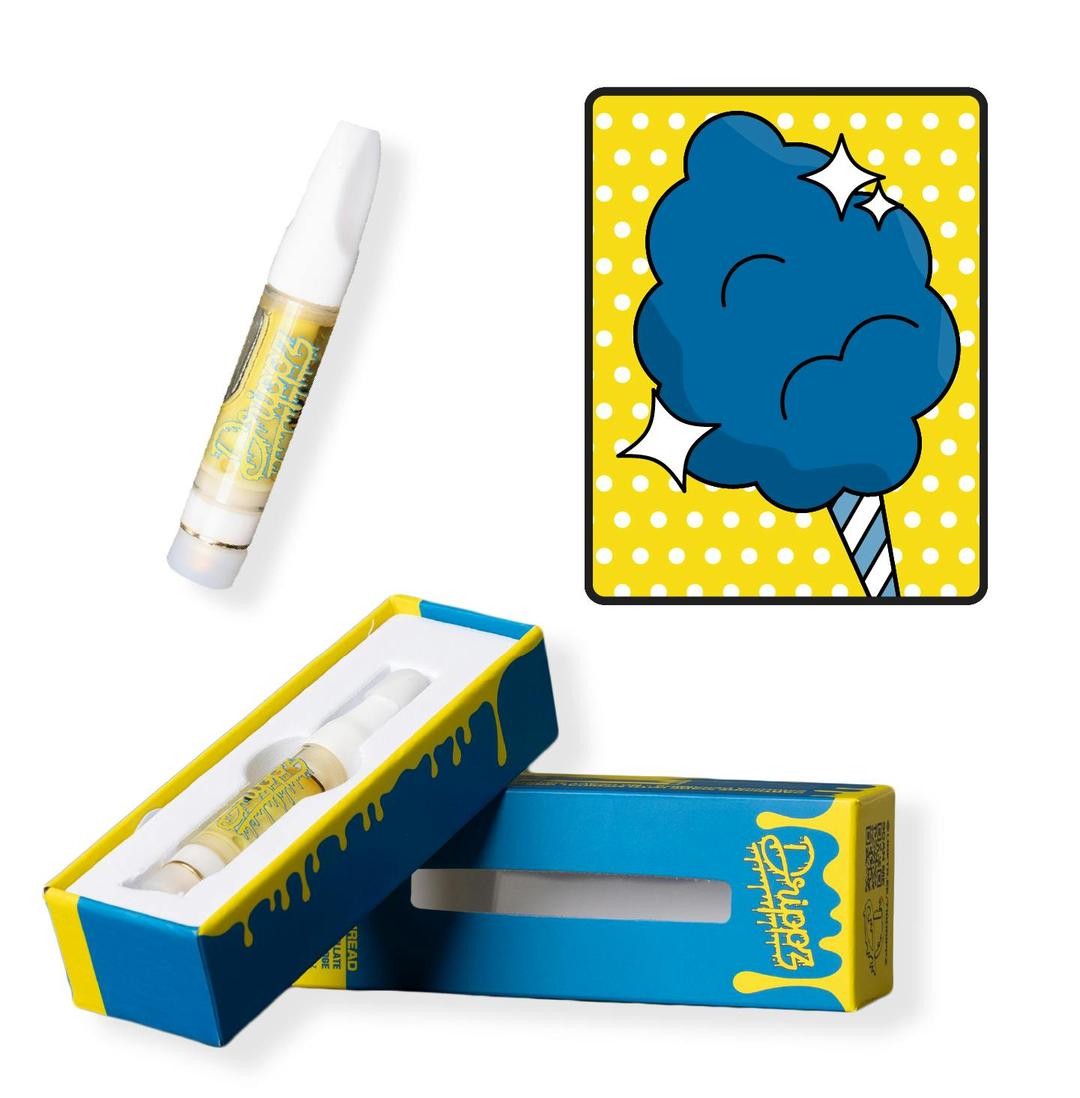 Drippz vape cart - Cotton Candy - 1g 510 Thread