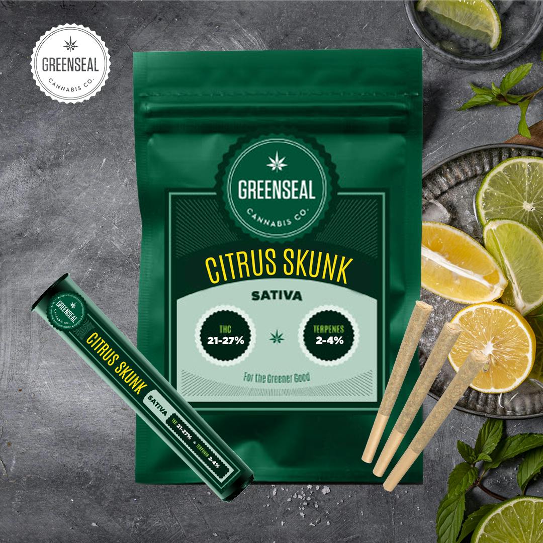 Citrus Skunk - 3x0.5G Pre-Rolls - Northwest Territories