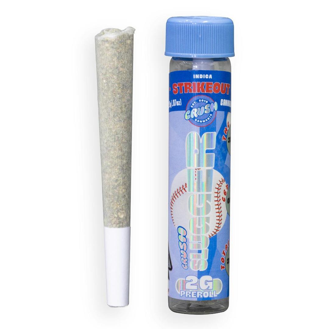 Crush Cannabis 2g Slugger - Strikeout - Pre-Roll