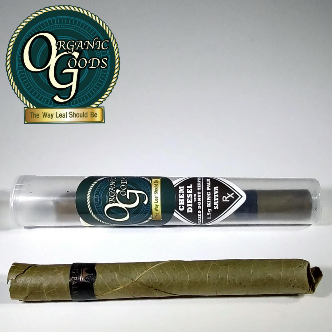 Organic Goods King Palm w/ Terpenes Chem Diesel 1.5 G