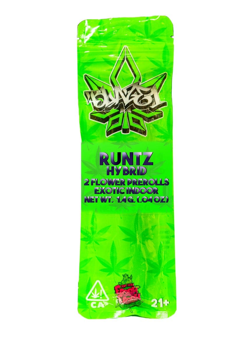 Blaze1 - Red Runtz 2pk Preroll