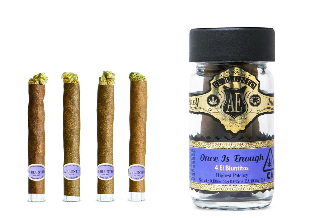 El Bluntito - 4-Pack - Once is Enough - 4 x .75G [Mini Blunt]