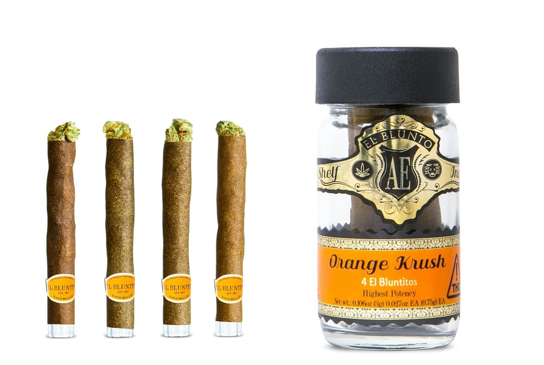 El Bluntito - 4-Pack - Orange Kush - 4 x .75G [Mini Blunt]