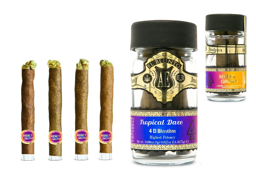 El Bluntito x Mercy Grown - 4-Pack - Tropical Daze - 4 x .75G [Mini Blunt]