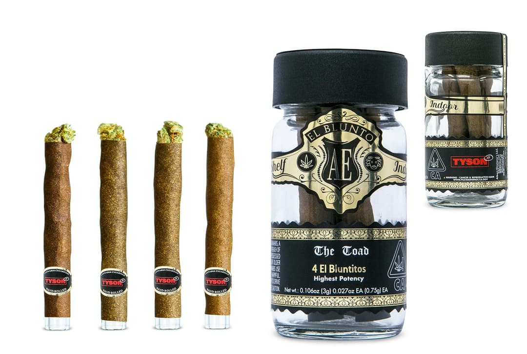 El Bluntito x Tyson 2.0 - 4-Pack - The Toad - 4 x .75G [Mini Blunt]