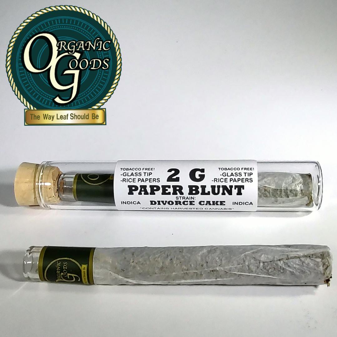 Organic Goods Paper Blunt Divorce Cake 2 G