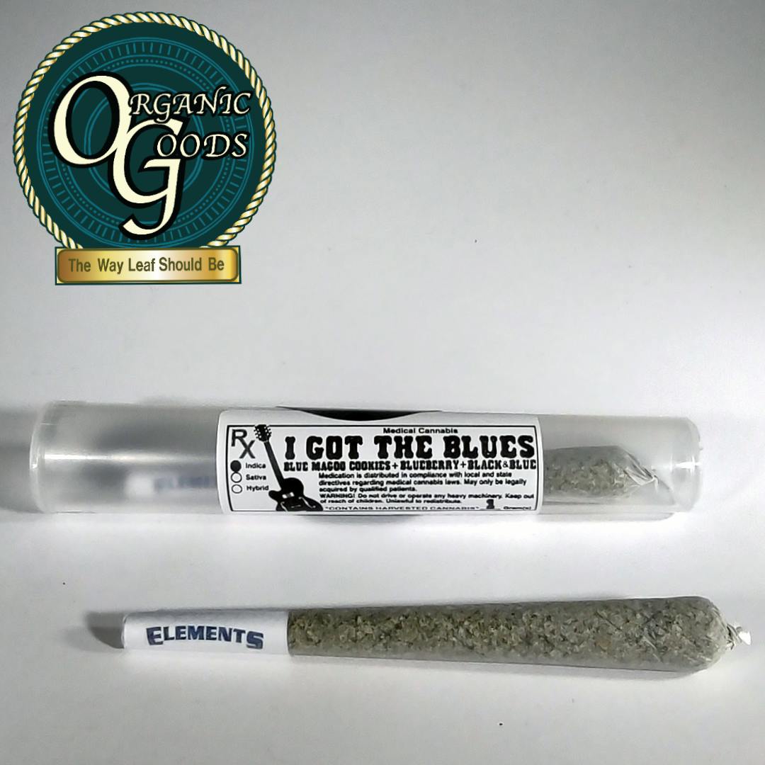 Organic Goods Pre-Roll I Got The Blues 1 G