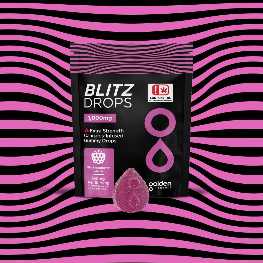 Blitz Drops - Black Raspberry Vanilla - 1,000mg