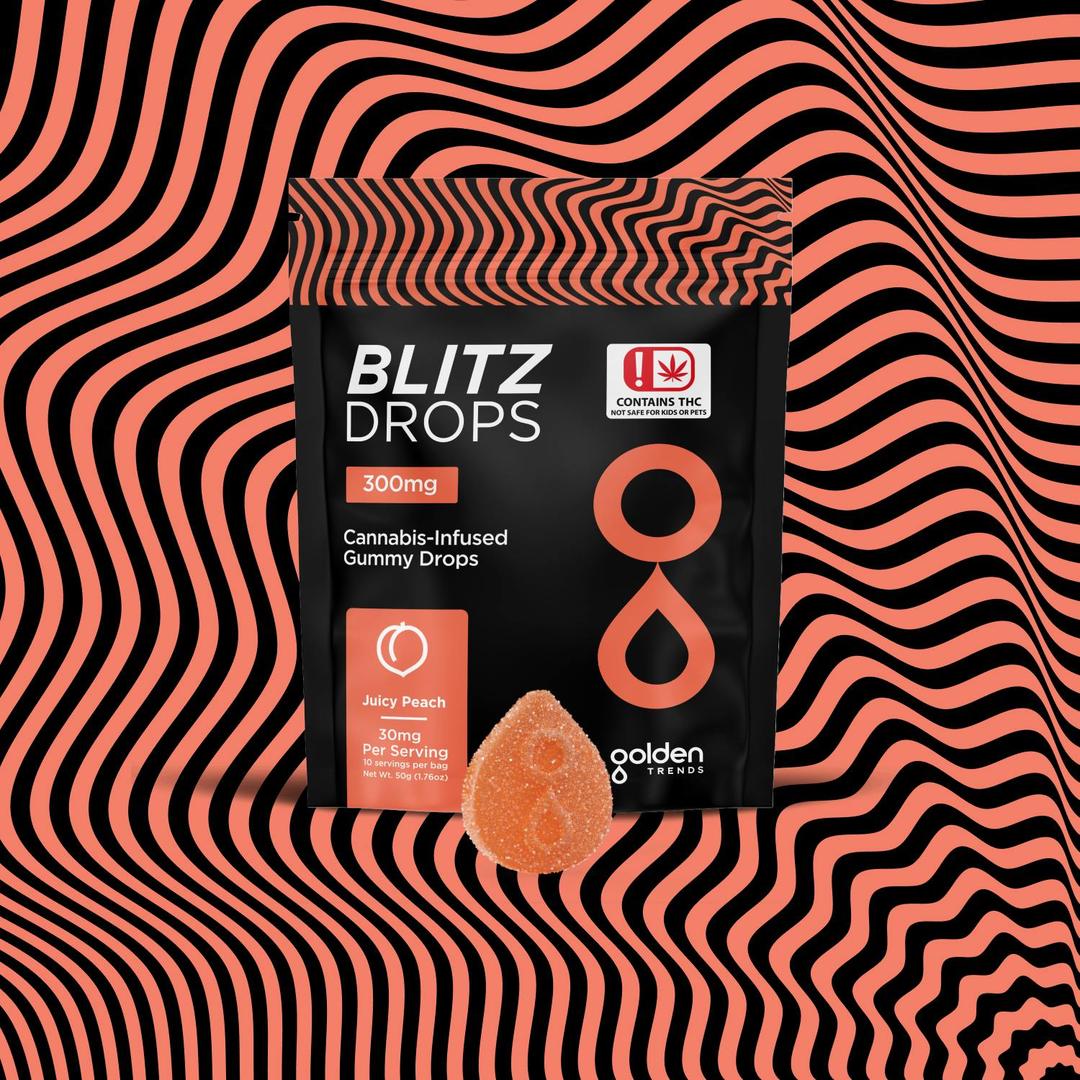 Blitz Drops - Juicy Peach - 300mg