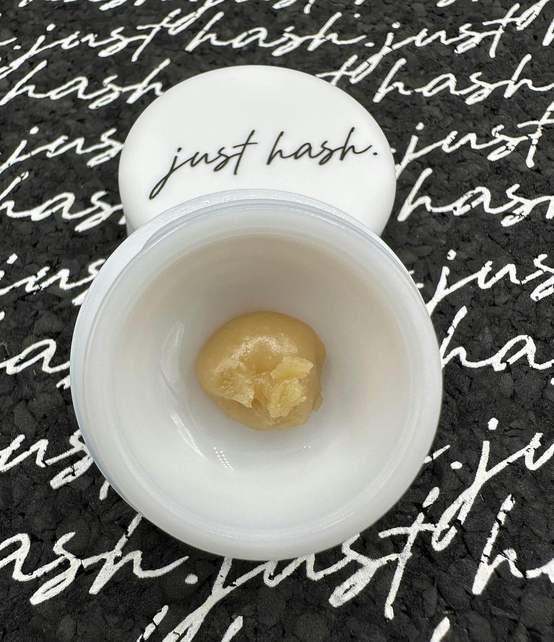 Just Hash - Cream Pop Live Rosin Badder 1g