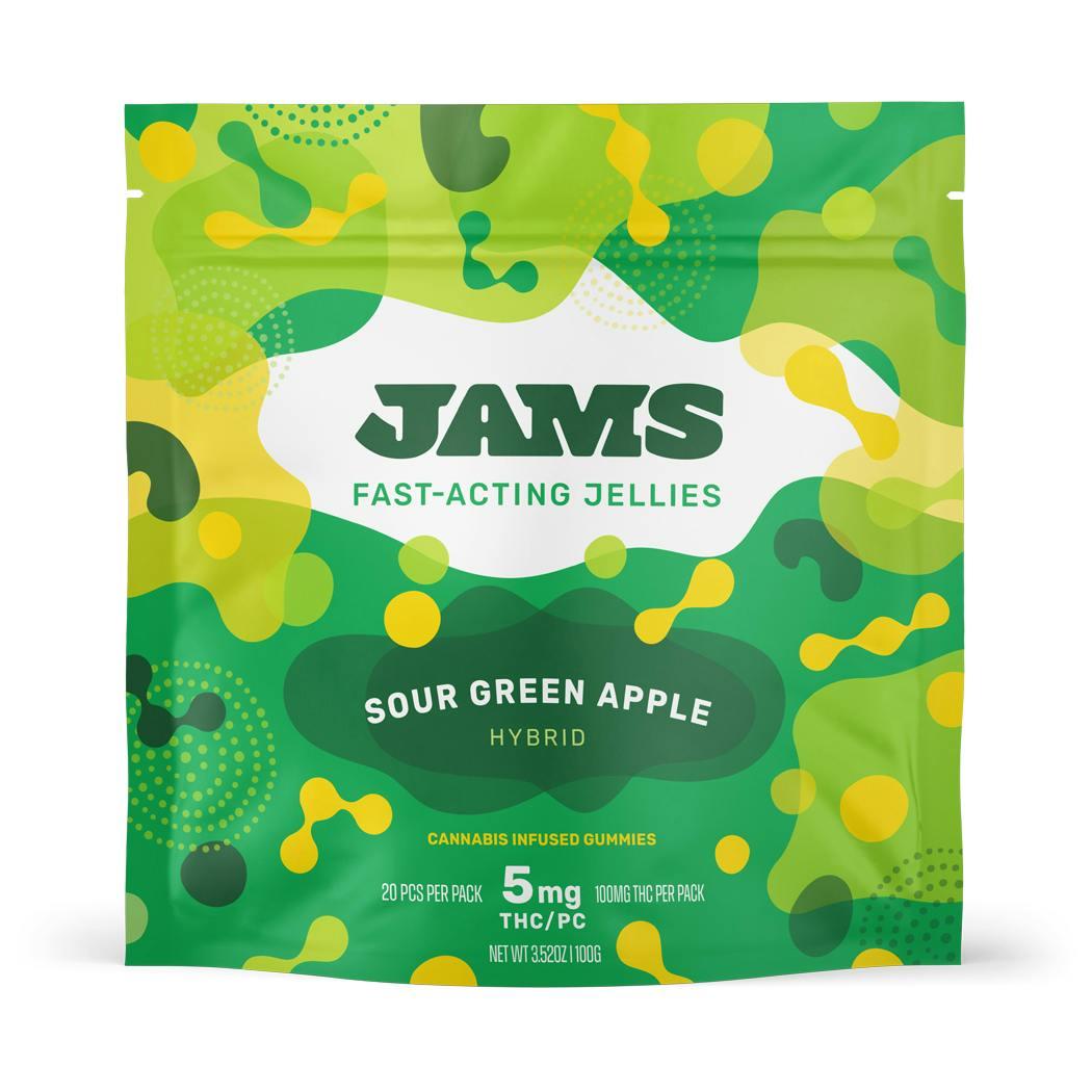 Fast Acting Jellies - Sour Green Apple 100mg