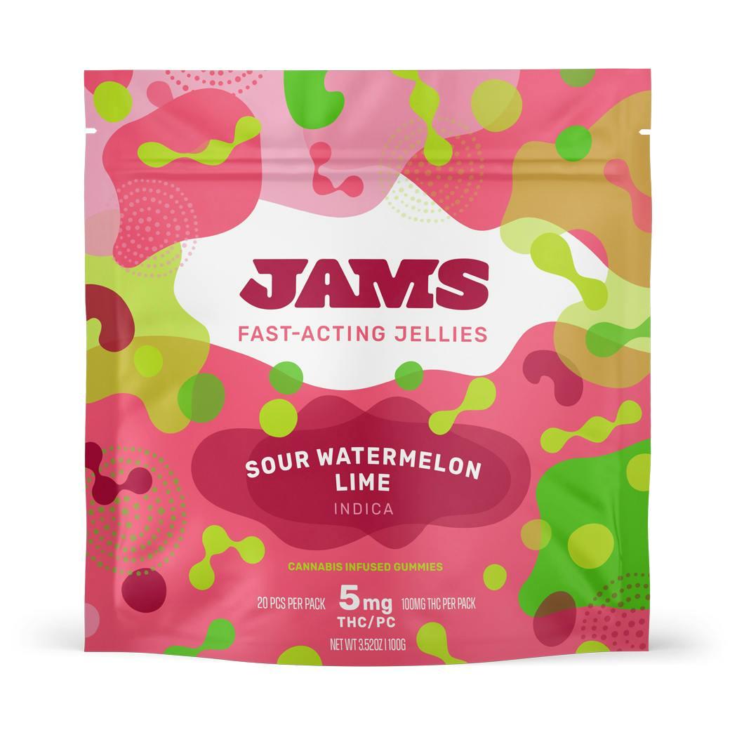 Fast Acting Jellies - Sour Watermelon Lime 100mg