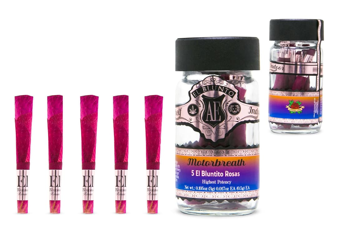 El Bluntito 5-Pack Rosas - Motorbreath - 5 x 0.5G [Mini Rose Joints]
