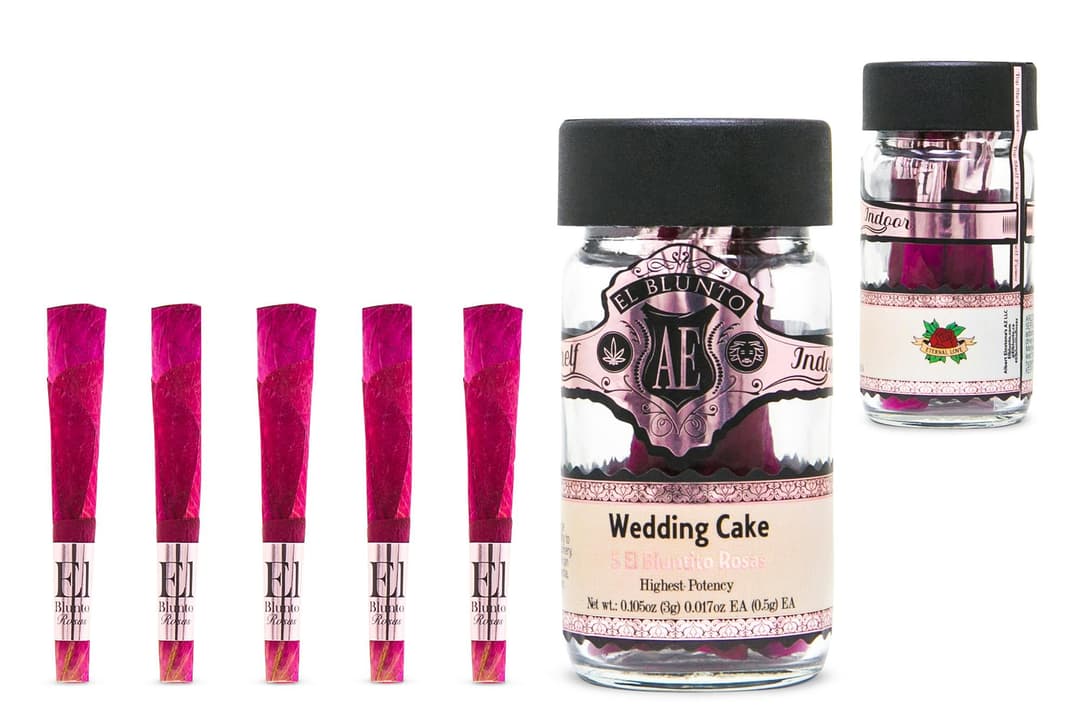 El Bluntito 5-Pack Rosas - Wedding Cake - 5 x 0.5G [Mini Rose Joints]
