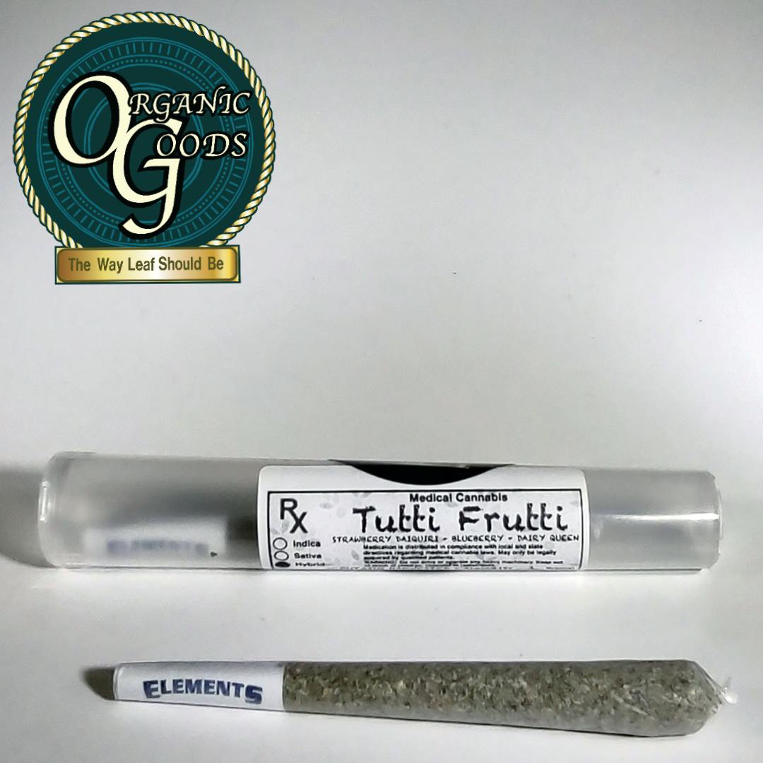 Organic Goods Pre-Roll Tutti Frutti 1 G