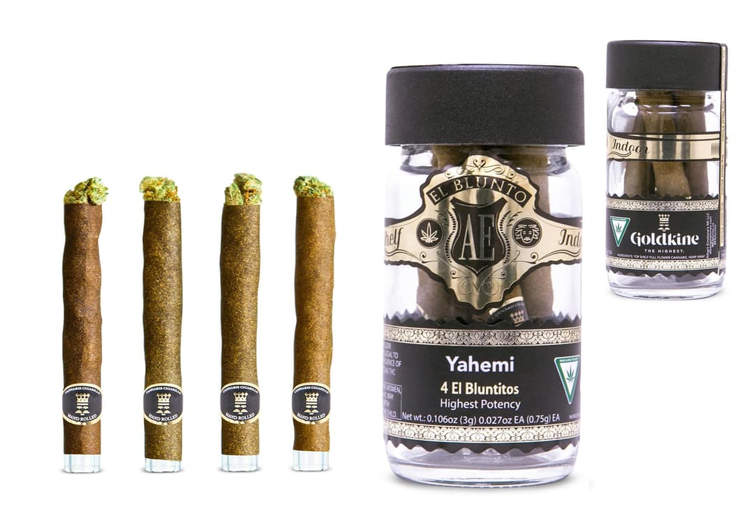 El Bluntito x Goldkine - 4-Pack - Yahemi - 4 x .75G [Mini Blunt]
