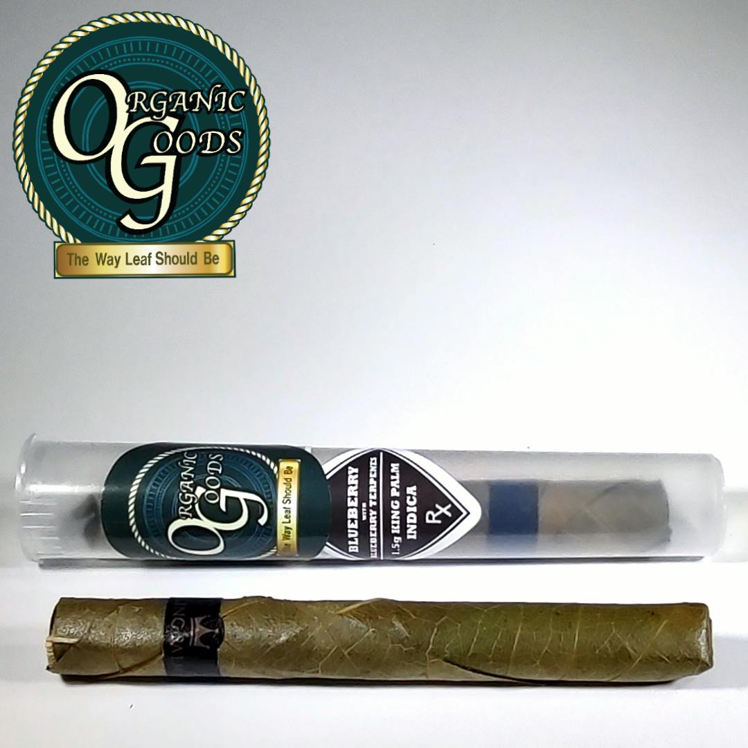 Organic Goods King Palm w/ Terpenes Blueberry 1.5 G
