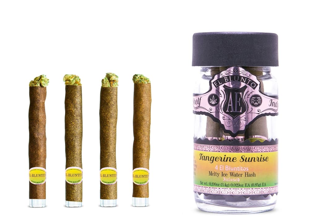 El Bluntito 4-Pack - Hash - Tangerine Sunrise - 4 x .85G [Mini Blunt]