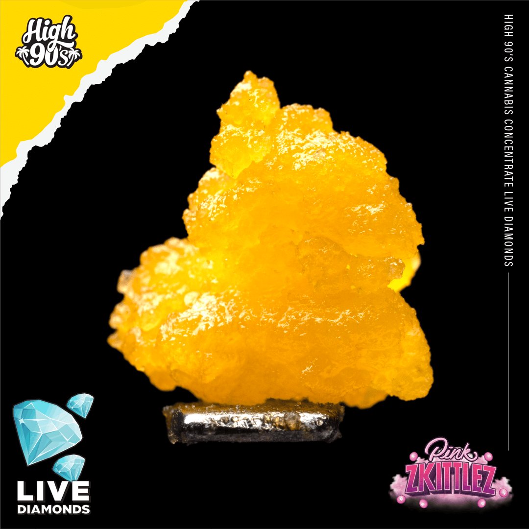 High 90s : Pink Zkittlez 1g Live Diamonds