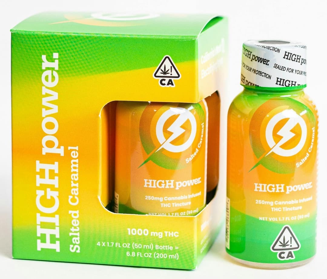 HIGH Power Syrup - Salted Caramel 1000mg THC (4 Pack)