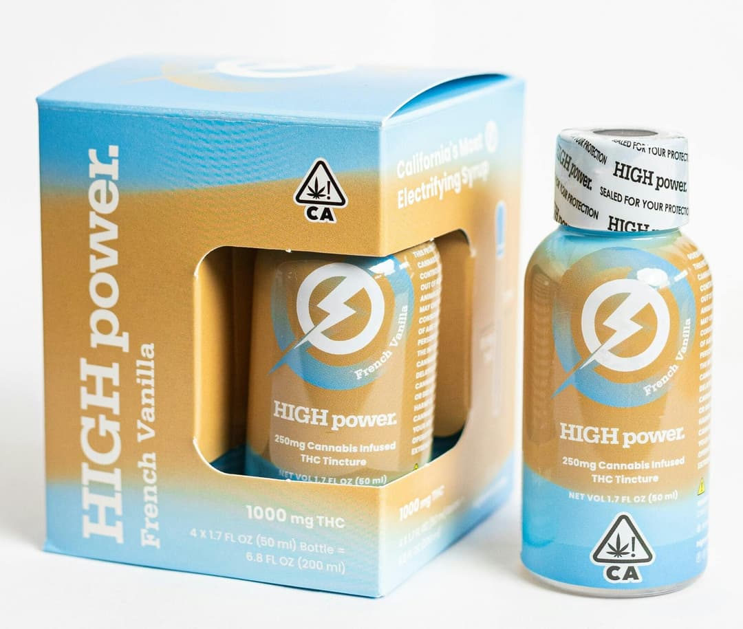 HIGH power syrup - French Vanilla 1000mg THC (4 Pack)