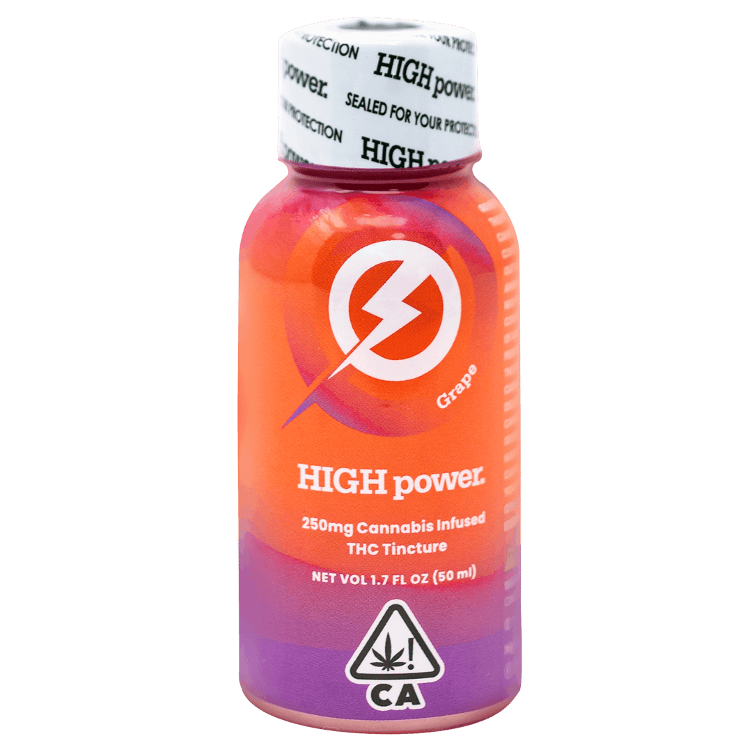HIGH power syrup - Grape 250mg THC Single