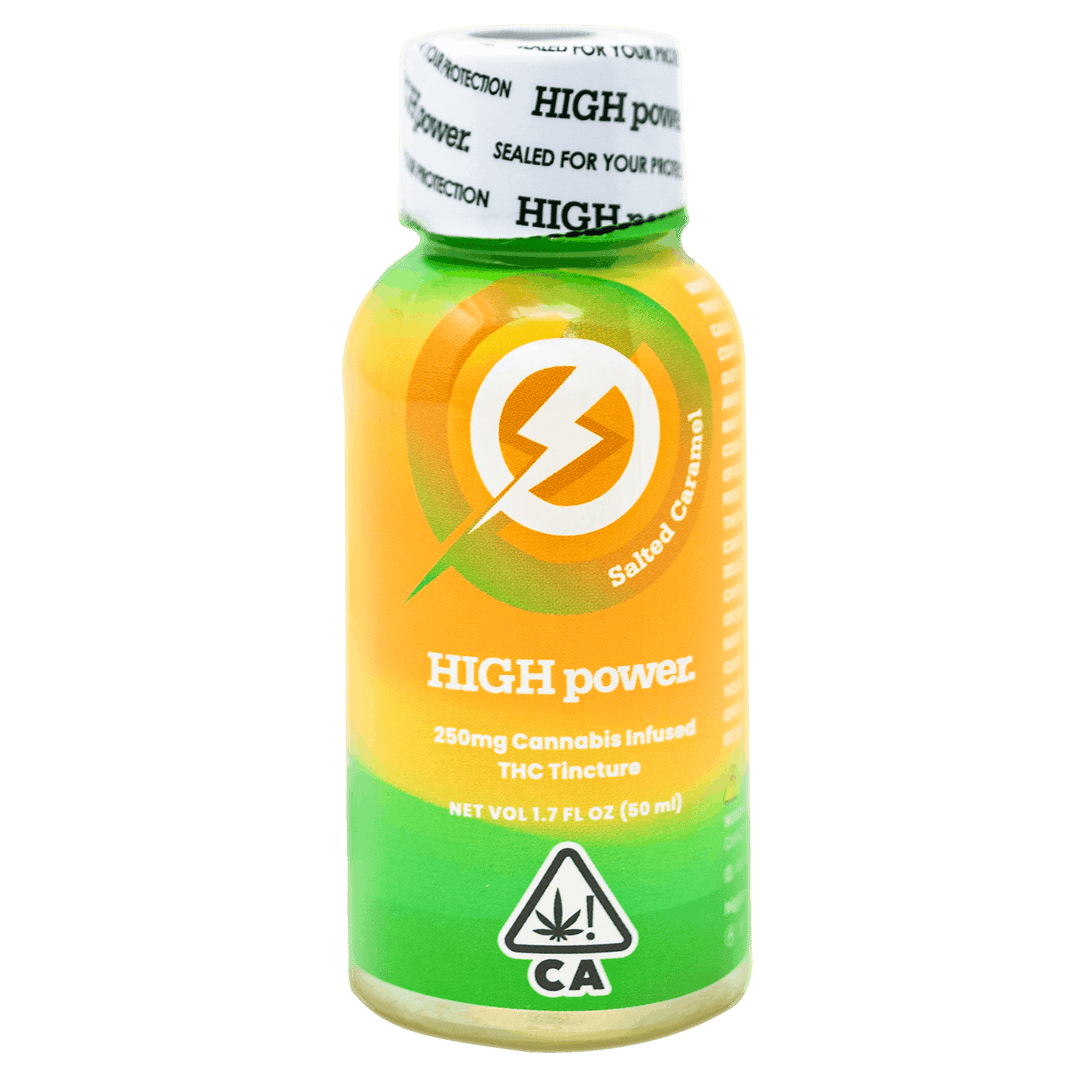 HIGH power syrup - Salted Caramel 250mg THC Single