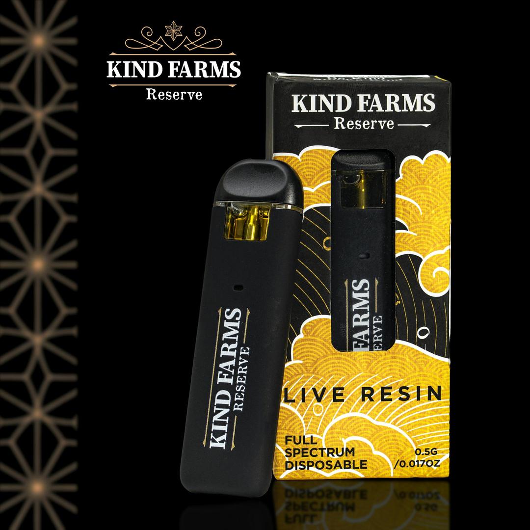 Cadillac Rainbows .5g Live Resin Disposable Vape - Kind Farms Reserve