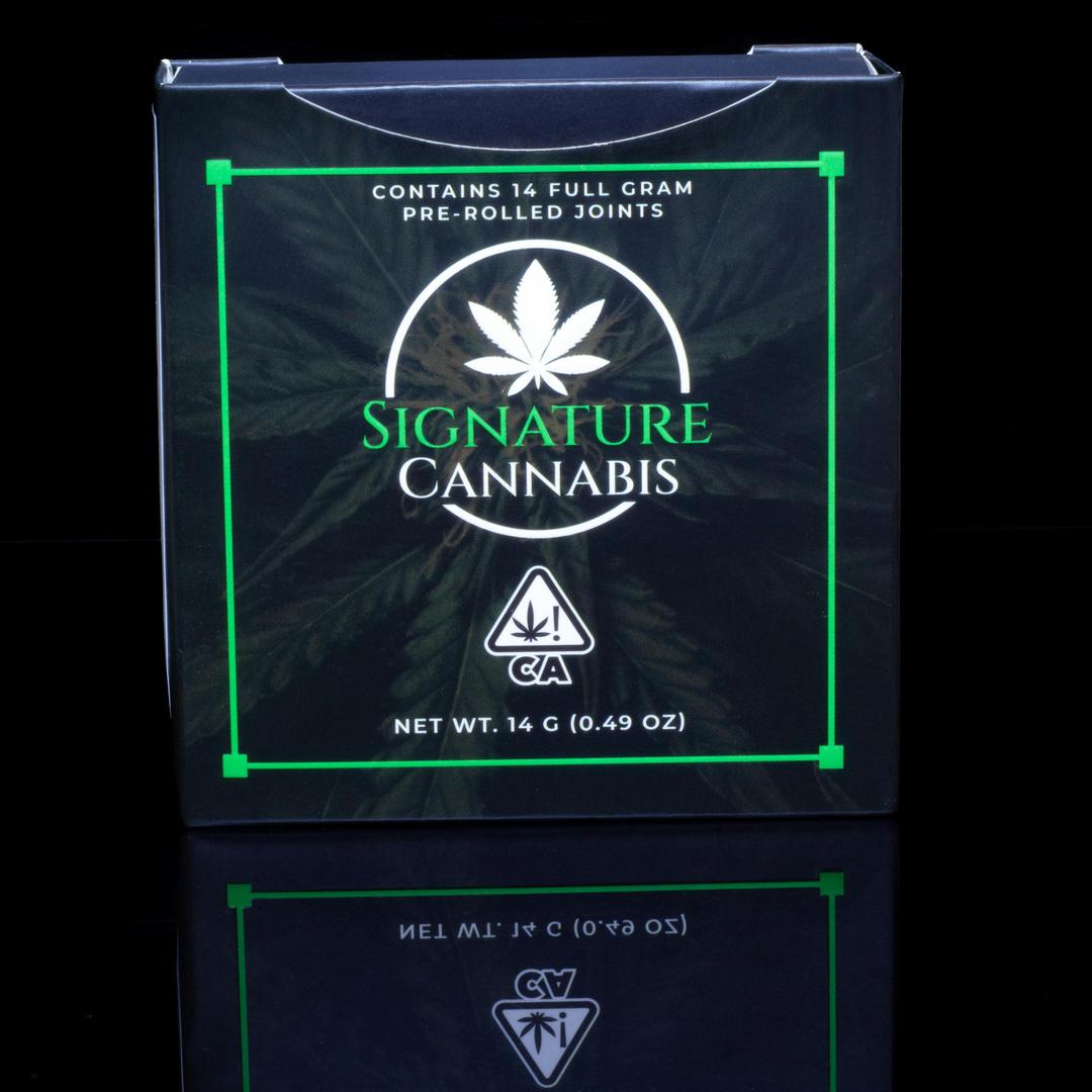 Signature Cannabis Preroll Pack - Tangie Cake 14pk