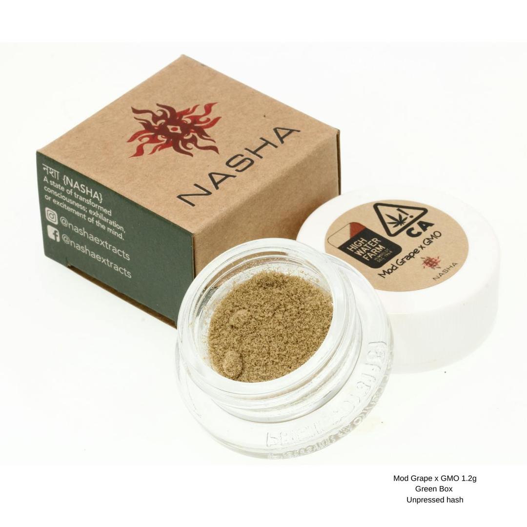 Mod Grape x GMO 1.2g Green Unpressed Hash