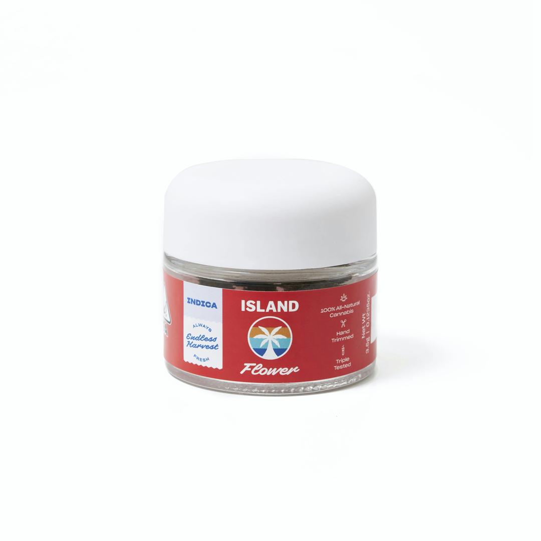 Island Flower 3.5g: Garlic Juice (Indica)