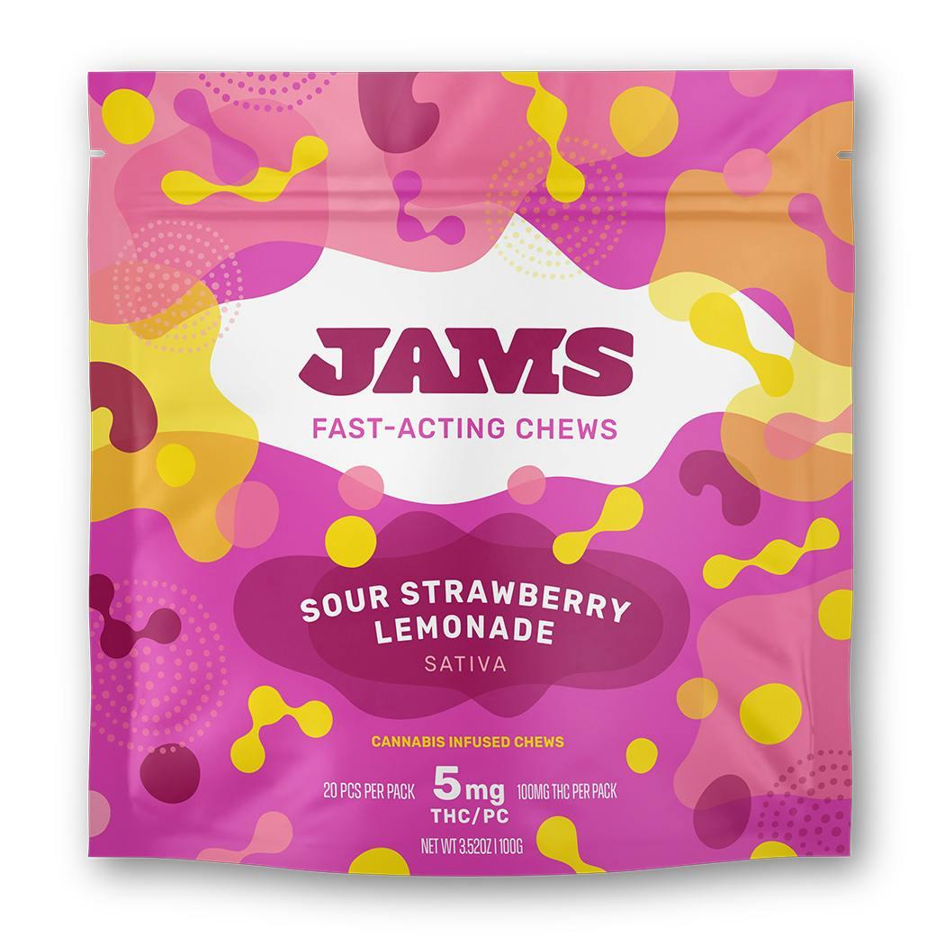Fast Acting Chews - Sour Strawberry Lemonade 100mg