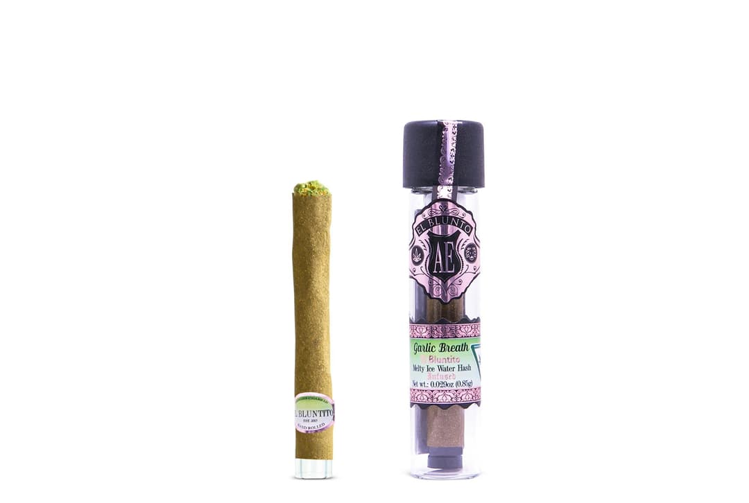 El Bluntito - Garlic Breath - Hash Infused - .85G Cigarillo [Mini Blunt]