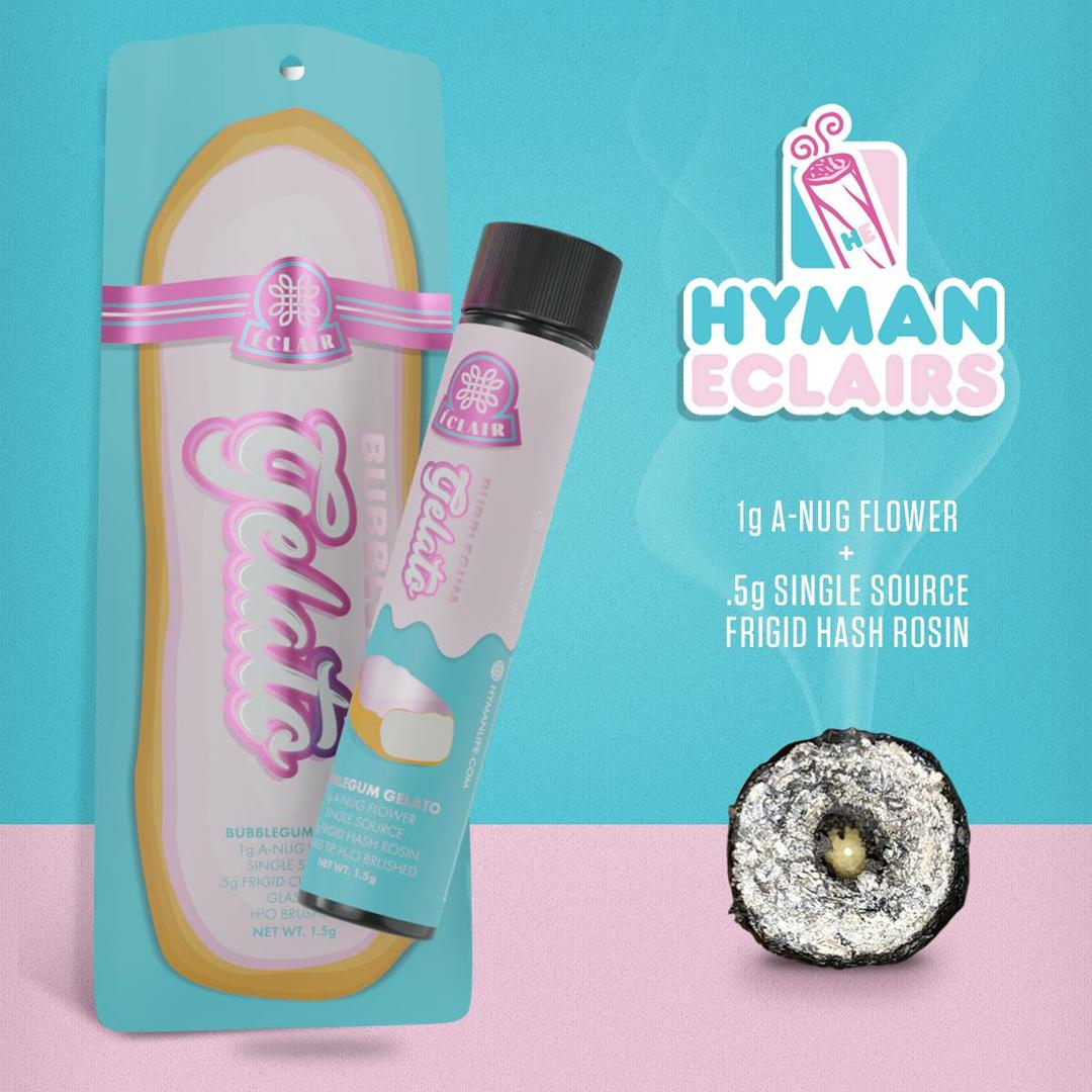 Bubblegum Gelato | 1.5G Eclair | HYMAN | MED