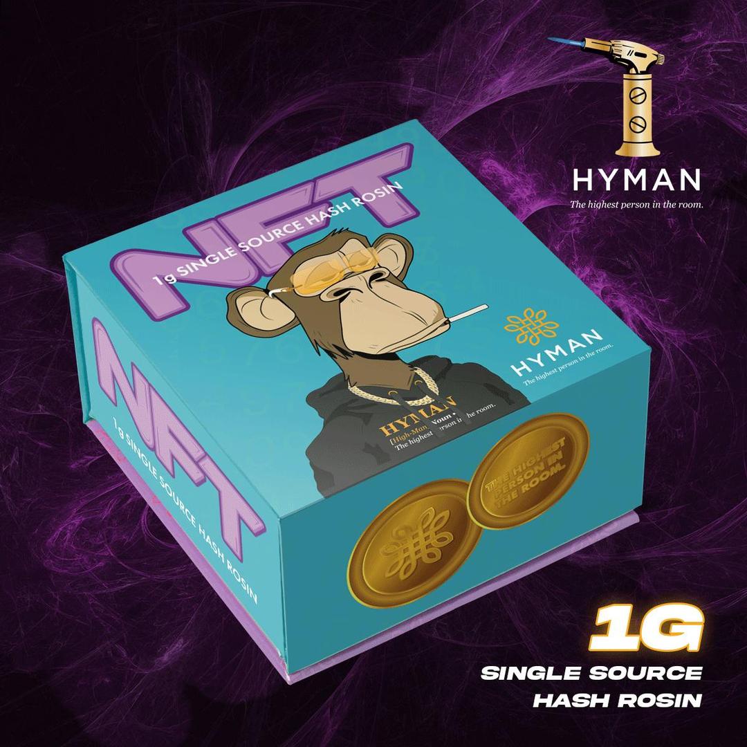 NFT | 1G Single Source Hash Rosin | HYMAN | REC