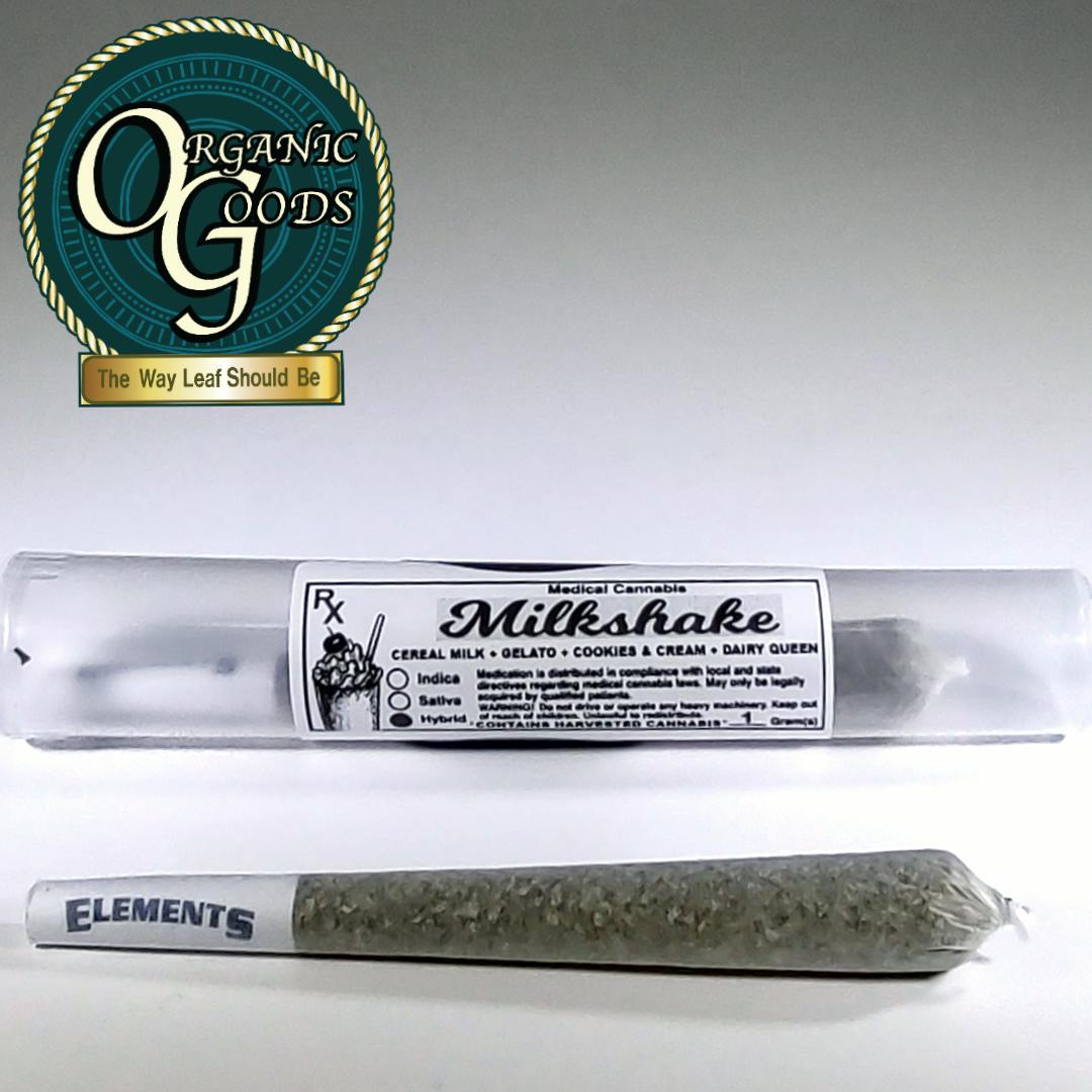 Organic Goods Pre-Roll Milk Shake 1 G