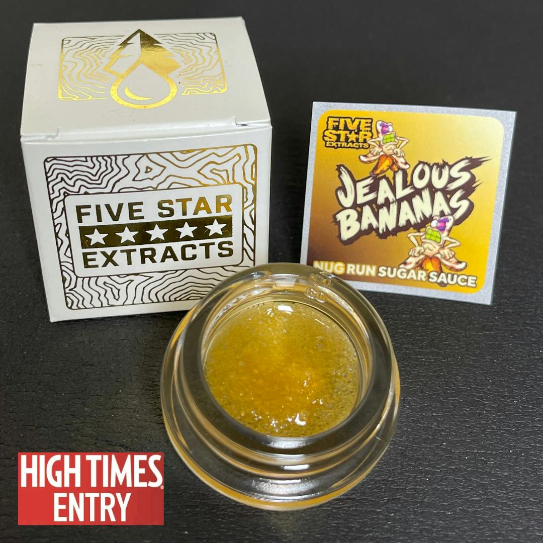 Five Star Extracts: Jealous Bananas - 1 Gram Nug Run Sugar Sauce